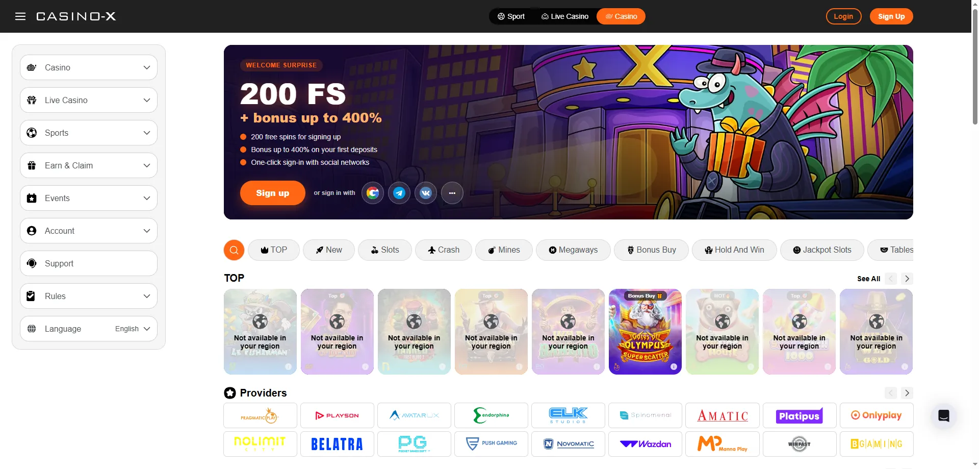 Casino X official NZ site — slots, live games and bonuses